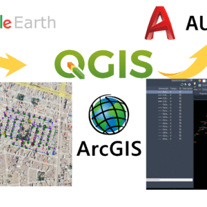 Conversión de Google Earth a AutoCAD con QGIS y ArcGIS